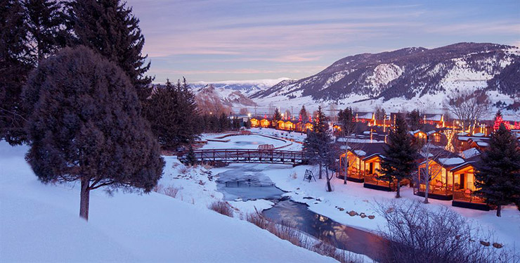 winter ski holiday jackson hole hotel