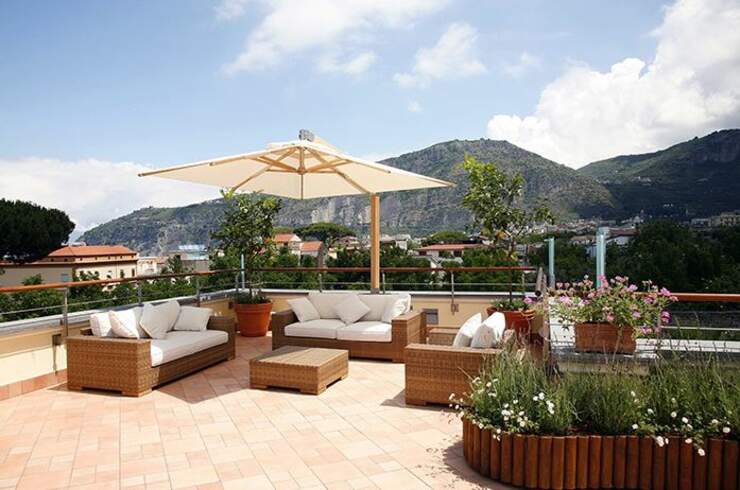 outdoor rooftop terrace sorrento