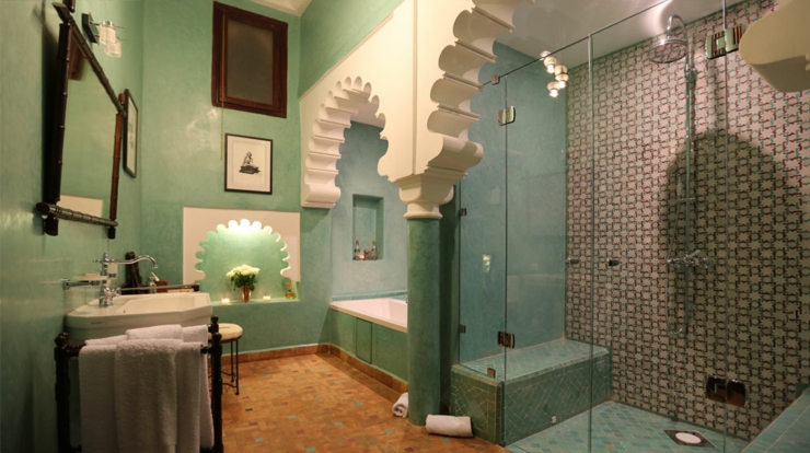 oriental hotel Marrakesh bathroom
