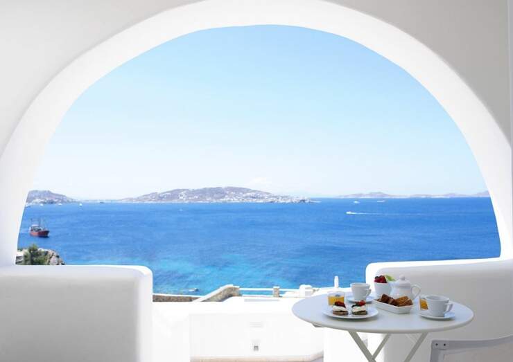 turquoise mykonos hotel sea