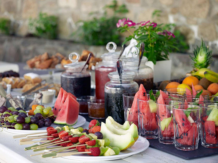 breakfast fresh food rocabella fruits