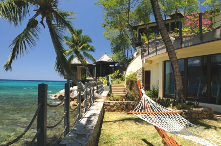 beautiful panorama out of seychelles villas