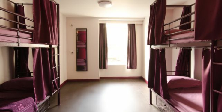 luxury safestay hostel in London dorm