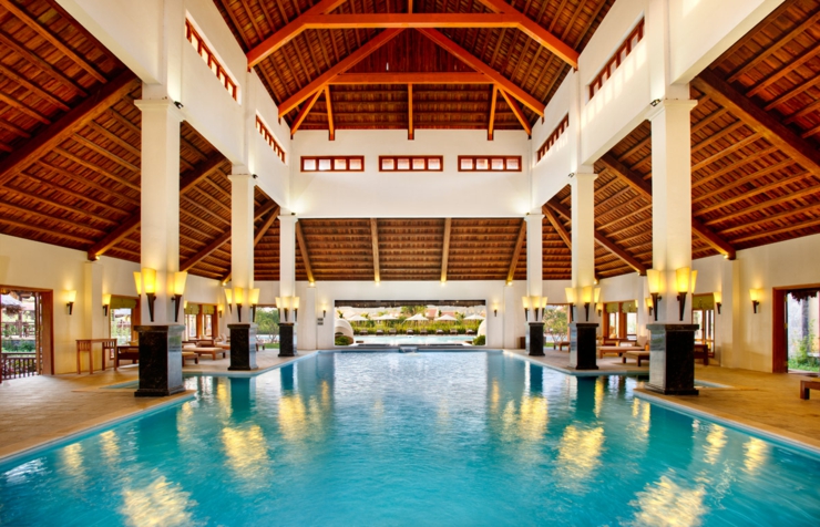 indoor big hotel indoor pool