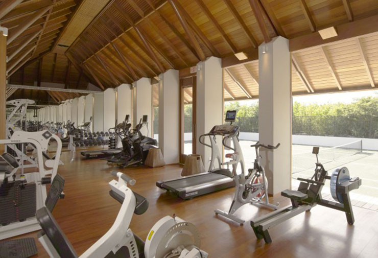 amanyara hotel fitness centre caribbean holiday