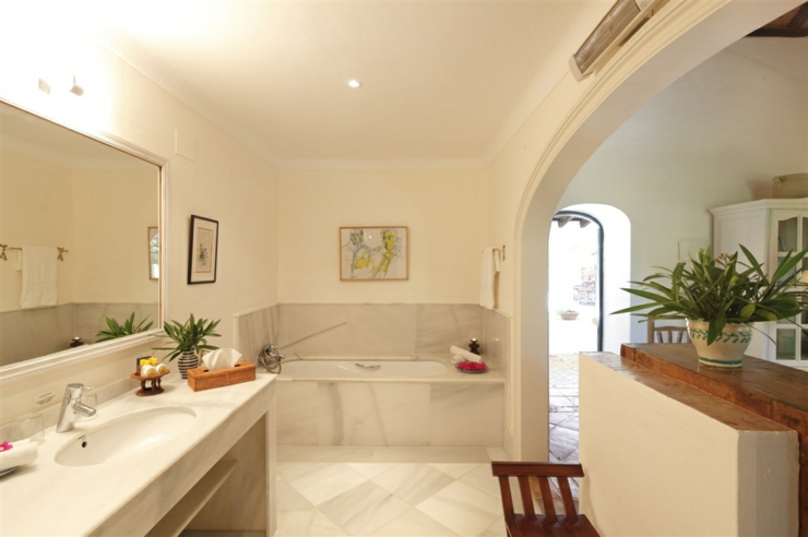 bathroom white marble design luxury
