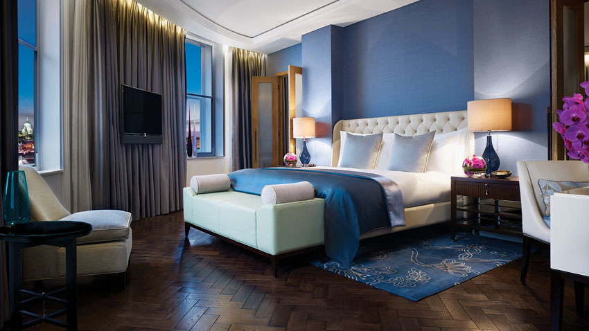 elegant chic design interior hotel suite london corinthia