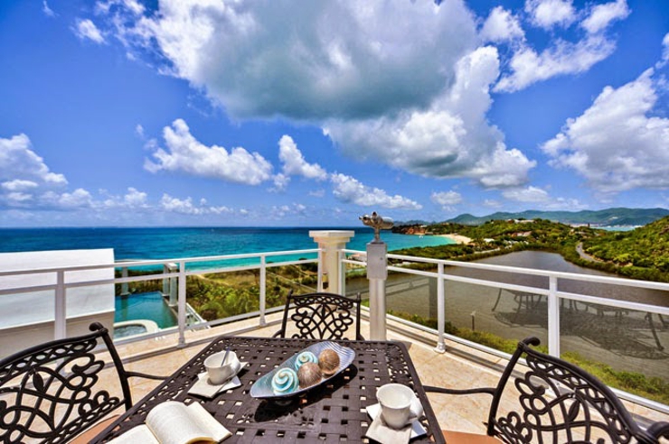terrace luxury rental villa st martin island