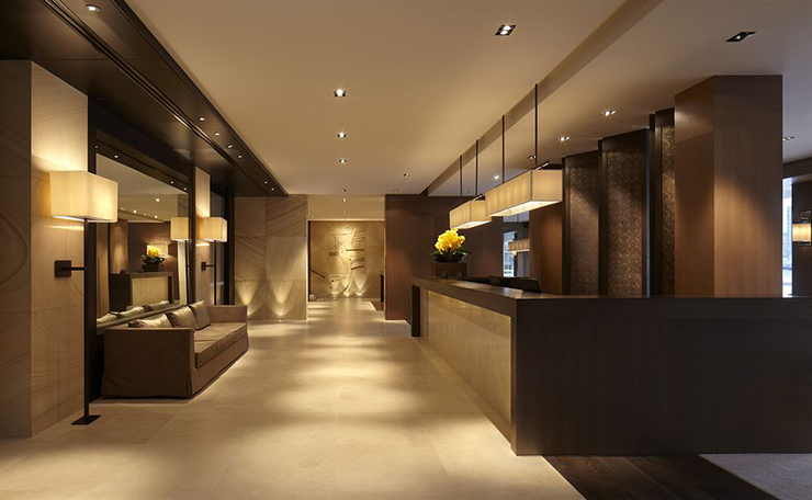 luxury hotel lobby area sydney