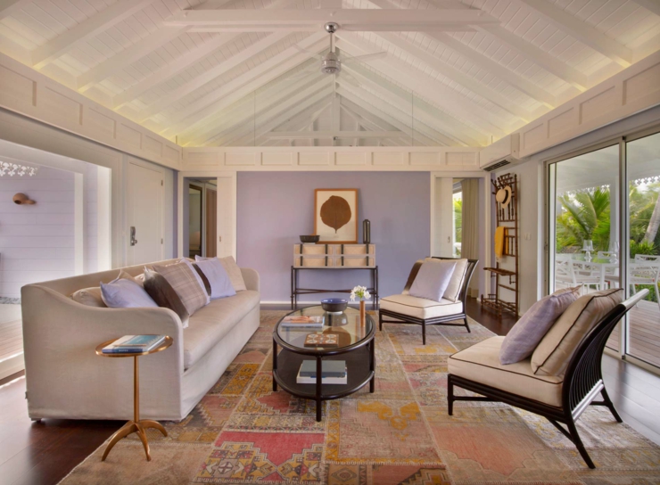 elegant classy furniture designed exotic villa st barts