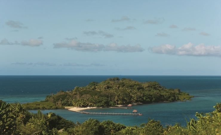 airview of dolphin luxury hotel complex fiji resort
