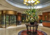 entrance loby five star luxury hotel singapore