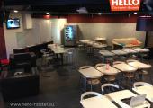large tv room tables and chairs belgium cheap hostel
