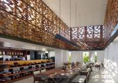 tropical interior design restaurant alila hotel resort