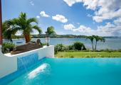 sea view from infinity pool