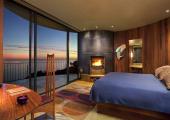 rustic luxury guestroom view to ocean