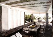 great outdoor space near beach mykonos hotel greece
