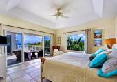 luxury rental Caribbean villa view bedroom