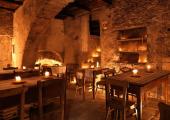 rustic hotel abruzzo italy wine cellar and bar