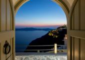 luxury villa santorini sea view