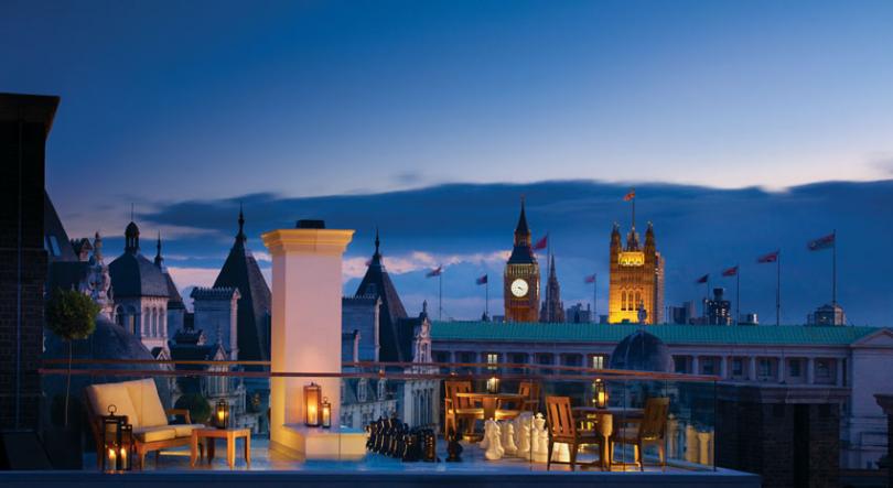 finest hotels London Corinthia penthouse luxury terrace view
