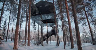 Treehotel The 7th Room in Harads, Sweden